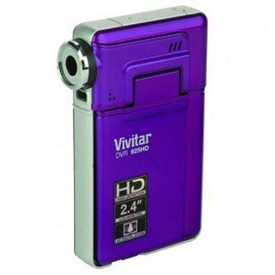 Vivitar DVR925-GRAPE-ABL 8.1 MP HD Digital Video Camera with 2-Inch LCD, Grape