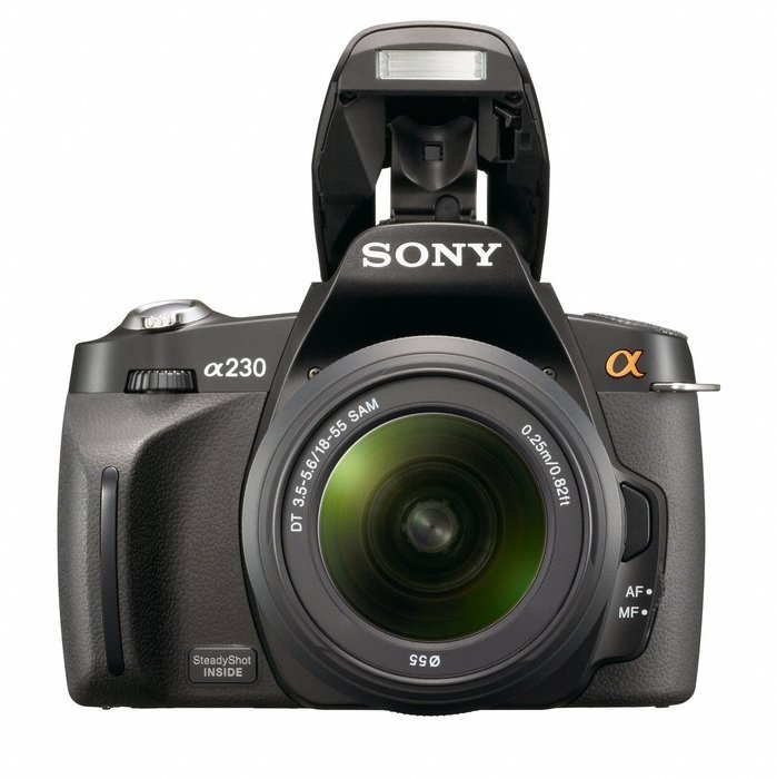 Sony Alpha A230Y 10.2 MP Digital SLR Camera with Super SteadyShot INSIDE Image Stabilization and 18-55mm and... N13