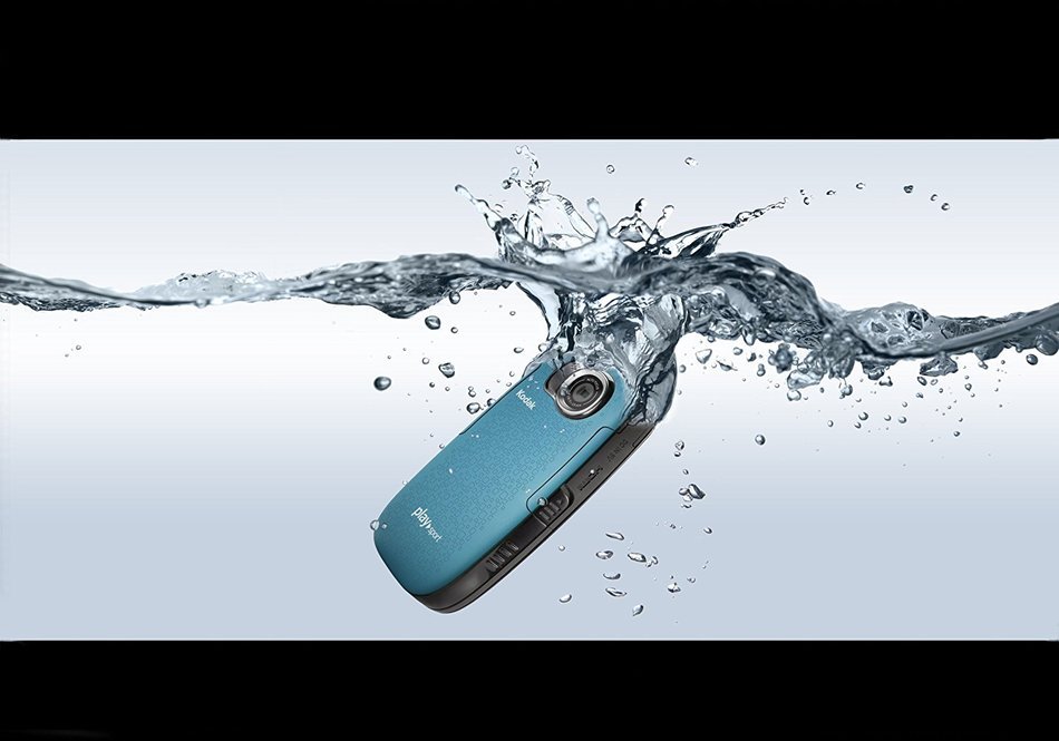 Kodak PlaySport (Zx5) HD Waterproof Pocket Video Camera - Aqua (2nd Generation) N10