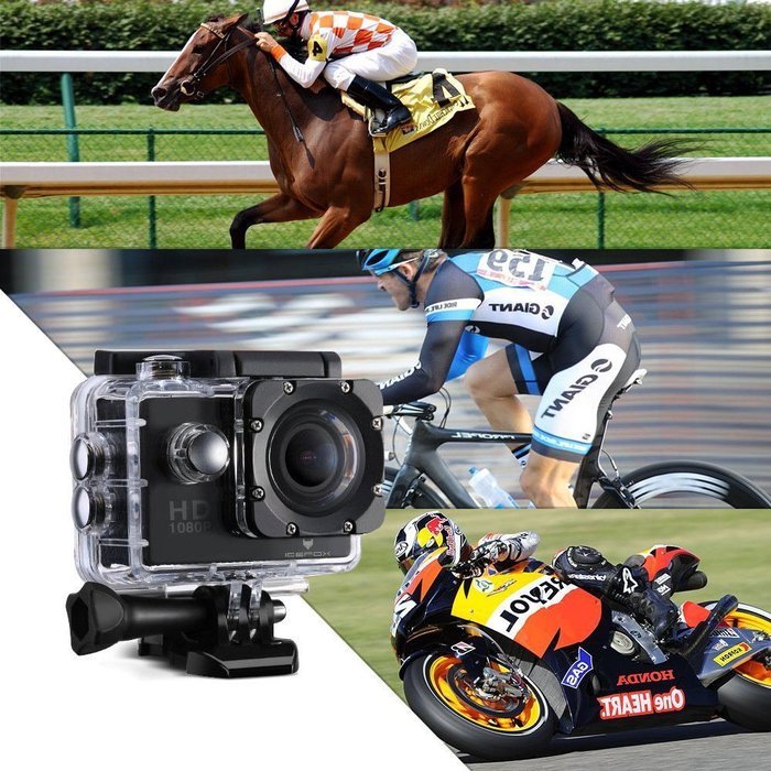 Action Camera-icefox(R) Waterproof Sports Action Camera Diving 98FT(30M) 12MP 1080P HD Helmet DVR with Free Accessories... N5