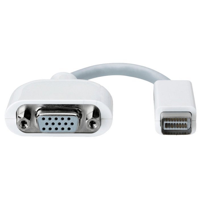 VIMVIP Mini DVI to VGA Adapter Cable for Macbook White N2