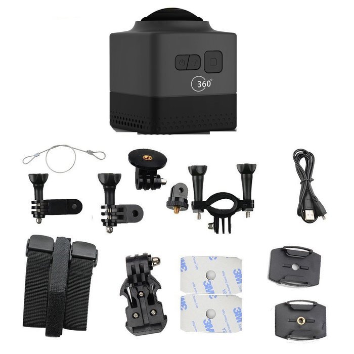 SSstar Cube 360 Sports Video Camera WIFI H.264 360 Degrees Panorama Camera 360x190&deg;Large Panoramic Shot Sports... N19