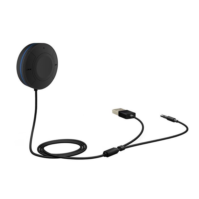Gouptec 2016 Hands-Free Bluetooth Audio Car Kit Wireless Bluetooth 4.1+EDR Music Receiver with Mic 3.5mm AUX Input... N5