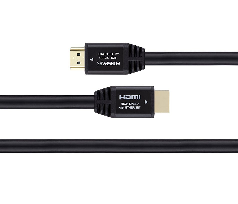 FORSPARK Ultra High Speed Prime Long HDMI Cable 75ft with Ethernet -Built in Signal Booster-Supports 3D,1080p,... N4