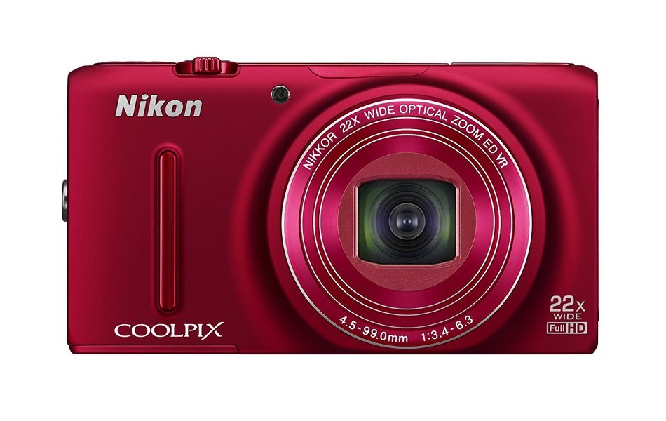 Nikon COOLPIX S9500 digital camera optical zoom 22 times the Wi-Fi-enabled Red Velvet S9500RD N4