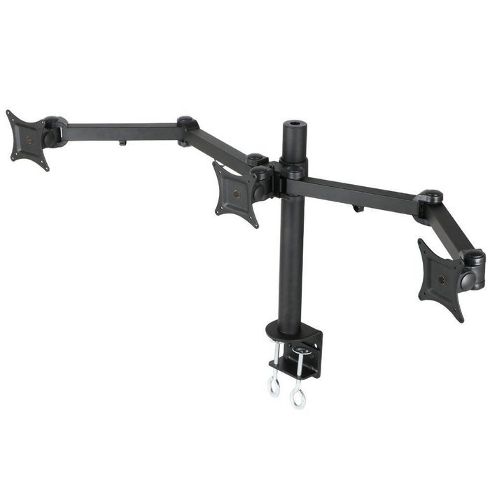 World Pride Monitor Arm Stand for 3 LCD Screens, 360 Degree Rotation of Screens, Height Adjustable N2