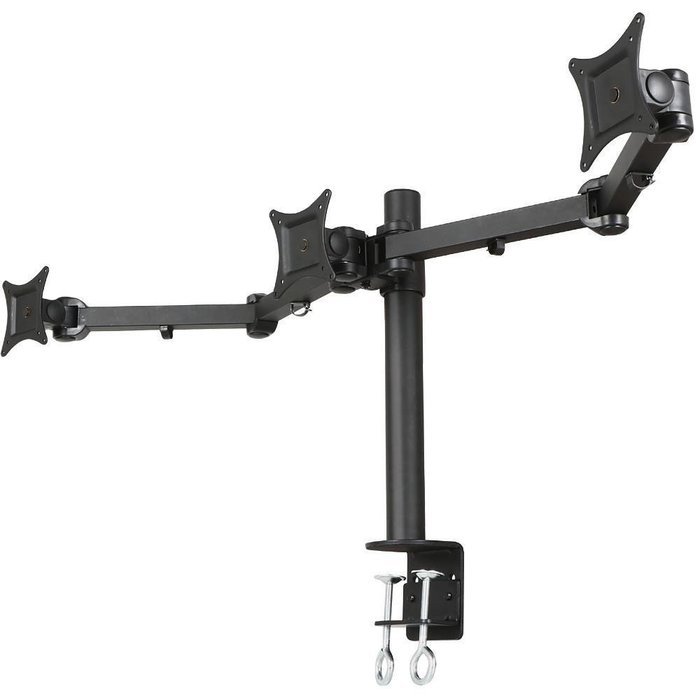 World Pride Monitor Arm Stand for 3 LCD Screens, 360 Degree Rotation of Screens, Height Adjustable N3