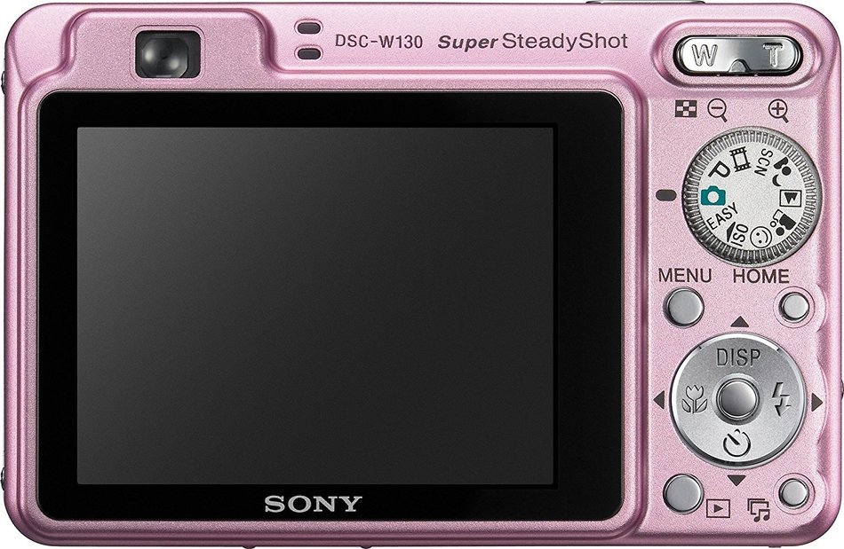 Sony Cybershot DSCW130/P 8.1MP Digital Camera with 4x Optical Zoom with Super Steady Shot (Pink) N6