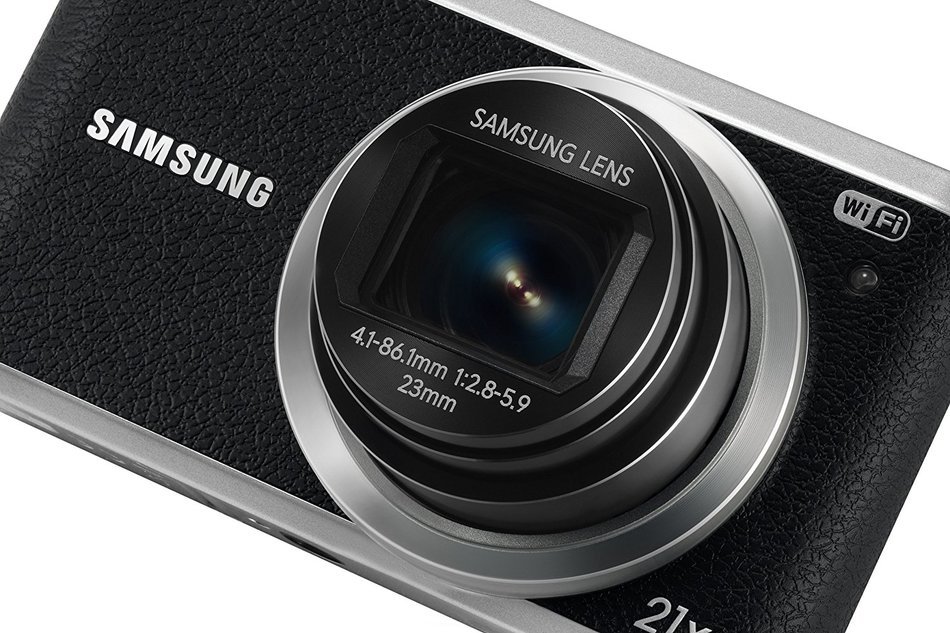 Samsung WB350F 16.2MP CMOS Smart WiFi & NFC Digital Camera with 21x Optical Zoom and 3.0" Touch Screen LCD and... N7