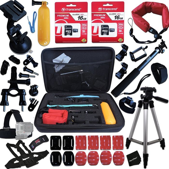 ULTIMATE 32gb Accessory KIT for GoPro HERO, Hero4 Session, Hero4 HERO 4, Hero 3, Hero 3+ Hero 2 w/ 32GB Memory... N4