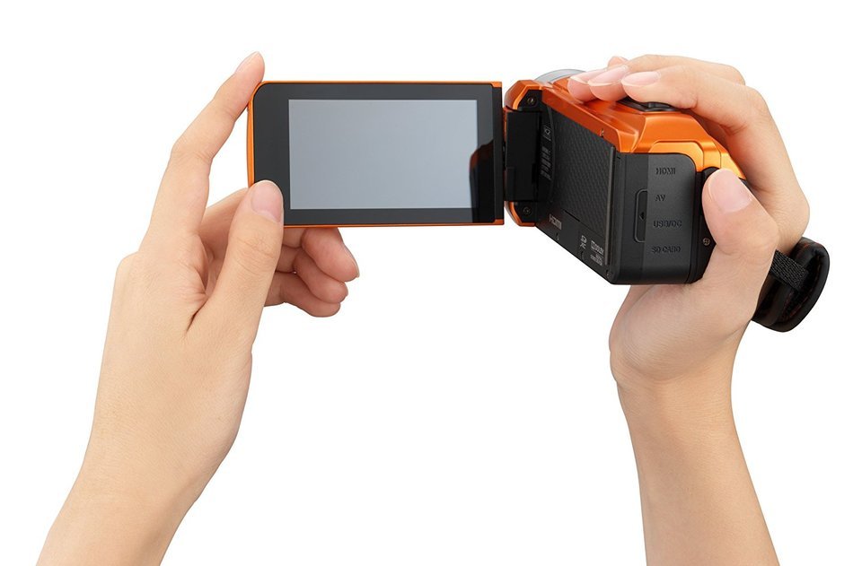 Victor Everio (Everio) HD memory video camera 32GB Orange GZ-R300-D N5