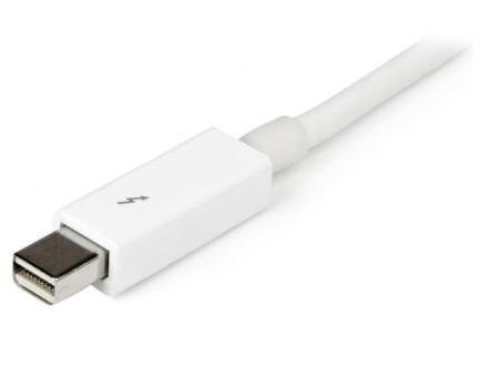 STARTECH.COM TBOLTMM1MW / 1m White Thunderbolt Cable - M/M N3