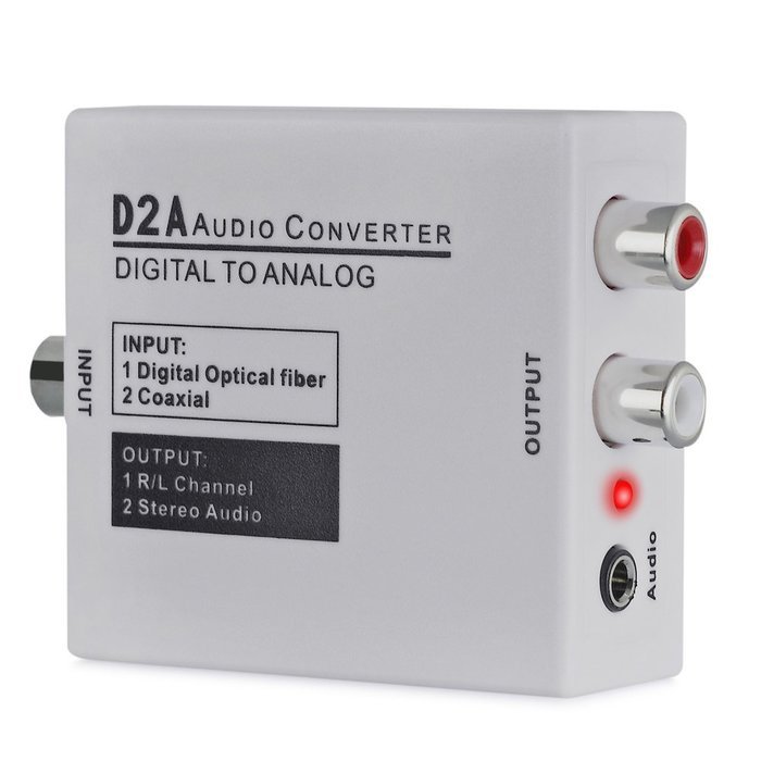 DAC Digital to Analog Converter, Proster Digital to Analogue Stereo Audio Converter with RCA L/R + 3.5mm Headphone... N4