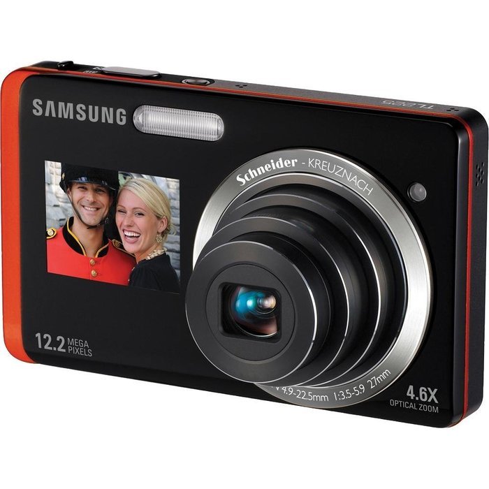 Samsung TL225 DualView 12.2MP Digital Camera with 4.6X Optical Zoom and 3.5-Inch LCD Screen and 1.5-Inch Front... N3