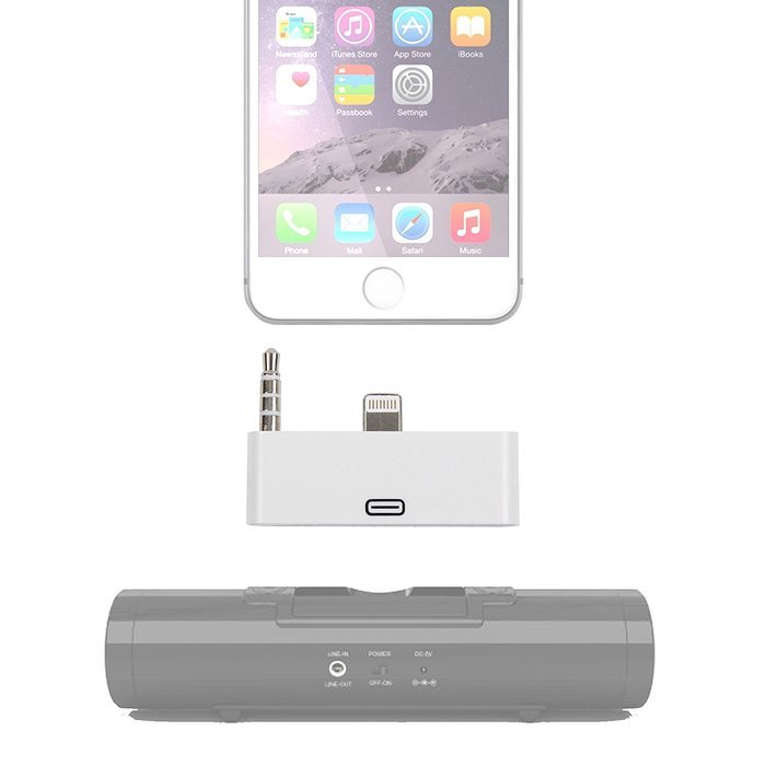 DURAGADGET AZATOM iFLUTE Docking Station / Speaker Audio Adapter - High Quality Apple iPhone 5 Lightning to iPhone... N4