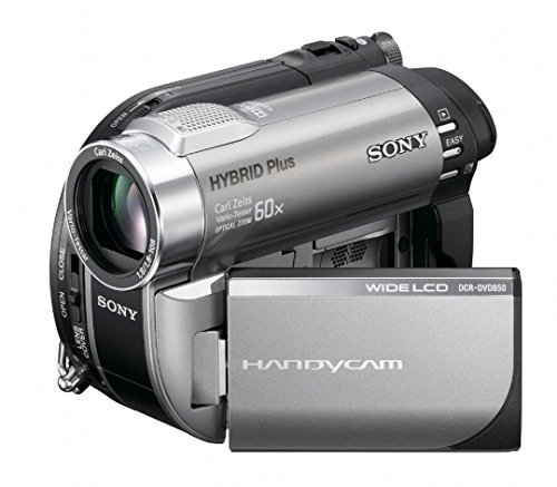 Sony Handycam DCR-DVD850 DVD Hybrid Camcorder with 60X Optical Zoom (Silver)