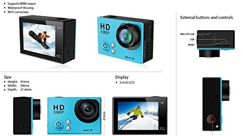 OXIANG OG2 4k Wifi Full HD 1080P Mini Outdoor Sport Action Camera Waterproof N2
