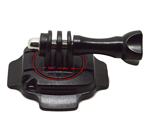 ProGear 360 Degree Rotational Helmet Mount With Lock And 3M Pad For GoPro Hero 4/3+/3/2/1 N4
