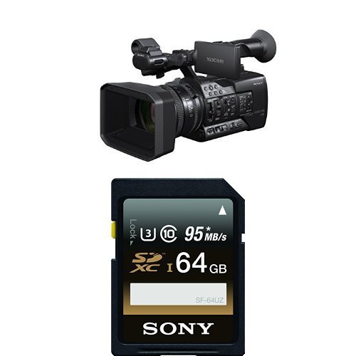 Sony PXWX180PXWX180 XDCAM XAVC HD422 Hand-held Camcorder (Black) with Memory Card