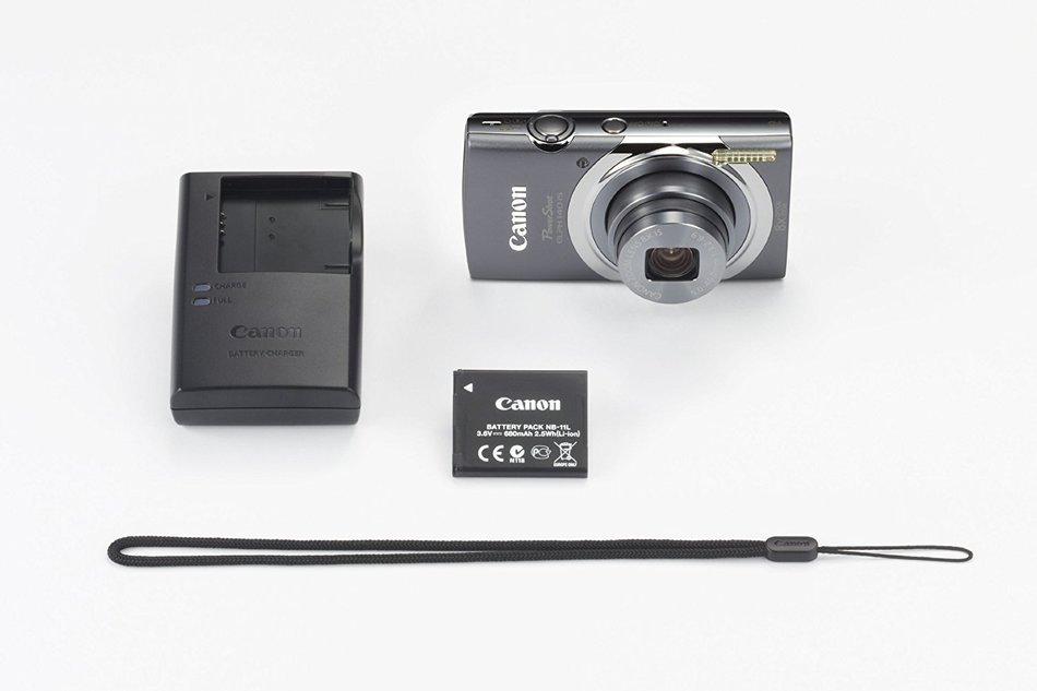 Canon PowerShot ELPH140 IS Digital Camera (Gray) (Discontinued by Manufacturer) N9