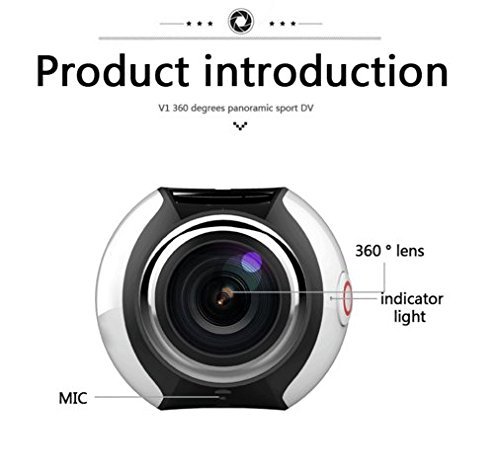 d 360 Panoramic Video Camera 4K Resolution @30fps,Creat your 3D Video and images never been so Simple 360 Camera N2