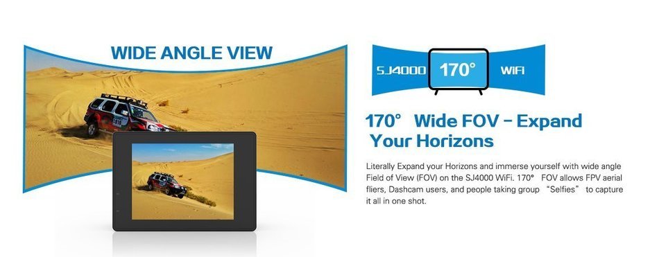 APHRODITE Original SJ4000 WiFi Version 1080p Action Camera 12MP Diving Bicycle Action Camera 30m Waterproof Car... N3