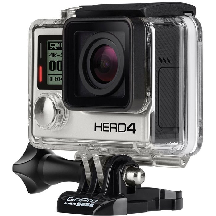 Hero 4 Black - 4k Action Camera with Tripod, Camera Case, Memory Card 64gb, Cleaning Cloth, Reader, Cleaning Cloth N2