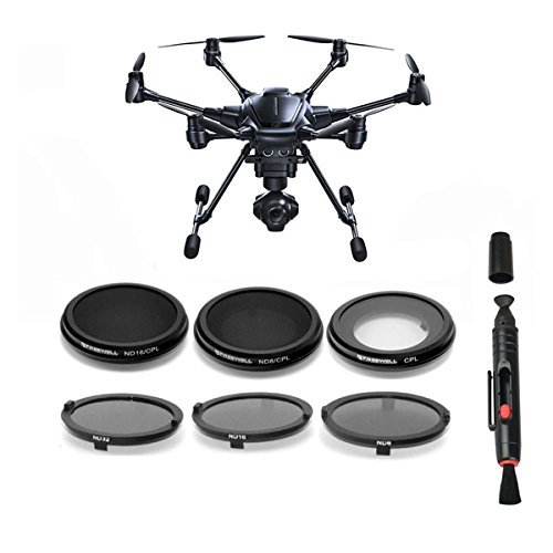 CGO3 CGO3+ Yuneec Filter 6-Pack for Typhoon H, Q54004k, Blade Chroma 4K N2