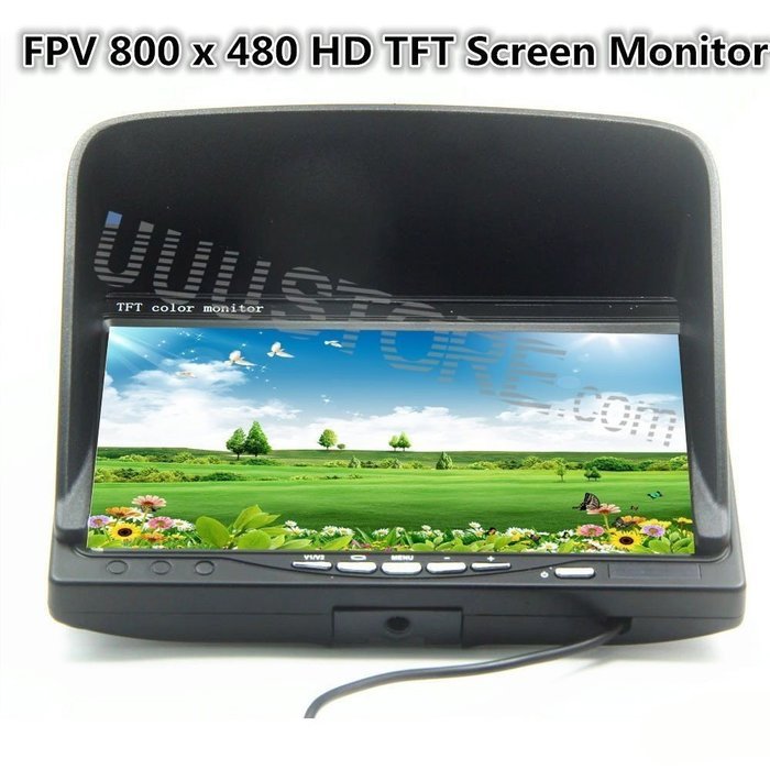 FPV Combo System Boscam 5.8Ghz 600mw Video ts832 Transmitter and rc832 Receiver add hd monitor For SJ4000 Gopro