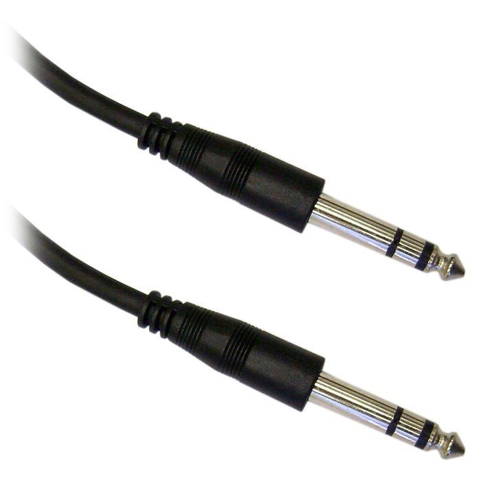 C&E CNE40292 6-Feet 1/4-Inch Stereo Audio Patch Cable, 1/4 Male N6