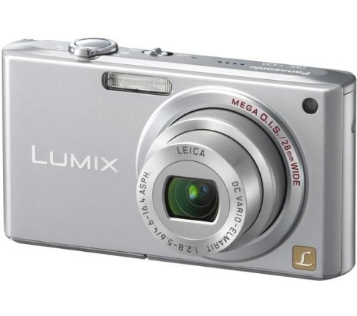 Panasonic Lumix DMC-FX33S 8.1MP Digital Camera with 3.6x Wide Angle MEGA Optical Image Stabilized Zoom (Silver) N4
