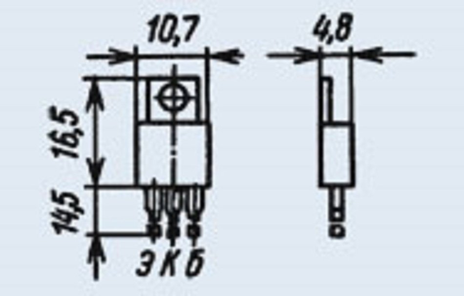 Transistors silicon N-P-N KT805BM analogue PT657, 2SD1896, 2N2892, BD273 USSR 8 pcs N2