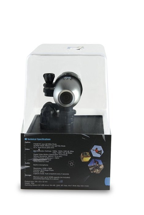 Bullet HD Pro 3 Explorer 1080p 20MP Camera Metal Waterproof Helmet Go Cam + Polarized ND Filter By StuntCams N4