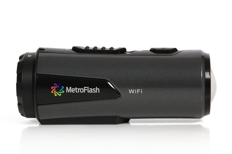 MetroFlash E360 Wi-Fi Extreme Edition HD 1080p 16MP Waterproof Sports Action Video Camera with Full Mounting Kit N2