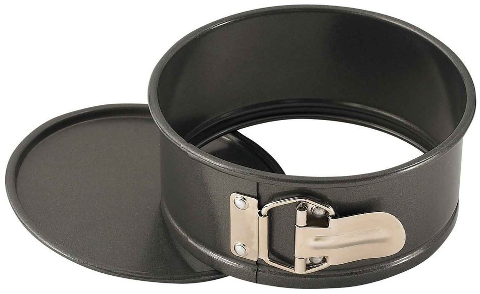 WINCO HSP-063 Springform Pan with Detachable Bottom, 6-Inch, Aluminized Steel - Set of 3