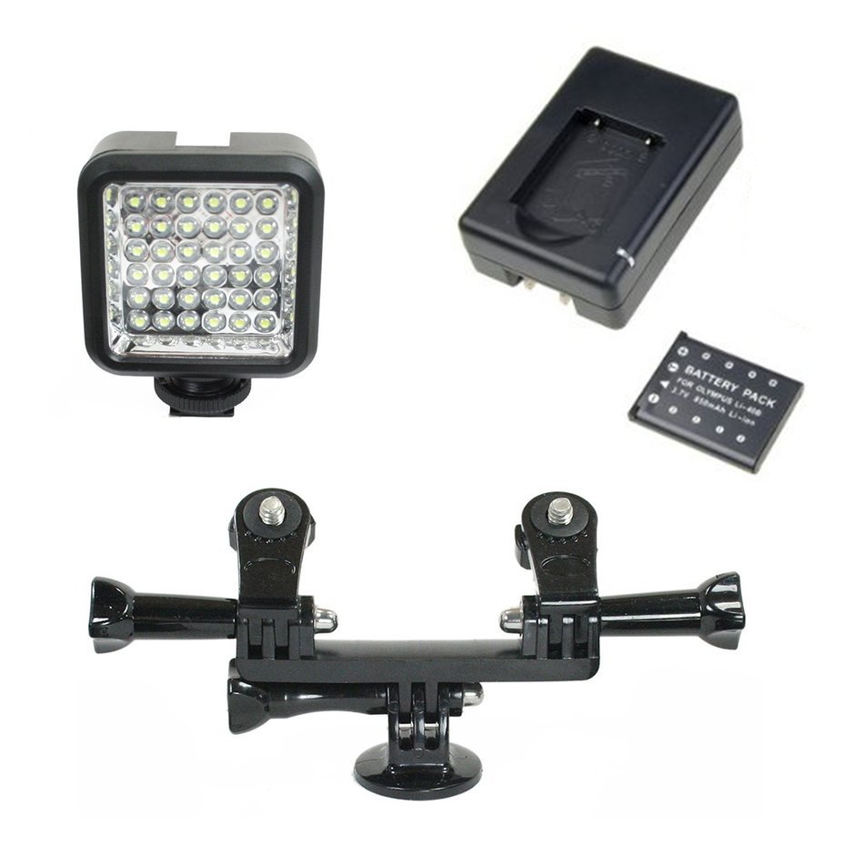 Livestream Gear&reg; - LED & Dual Mount Add-On. Easily Mount this to our Battery Hand Grip Setup. Awesome Parts for... N11