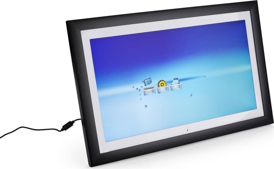 Displays2go High Definition 4GB Storage HD Digital Photo Frame, 21.5-Inch N6