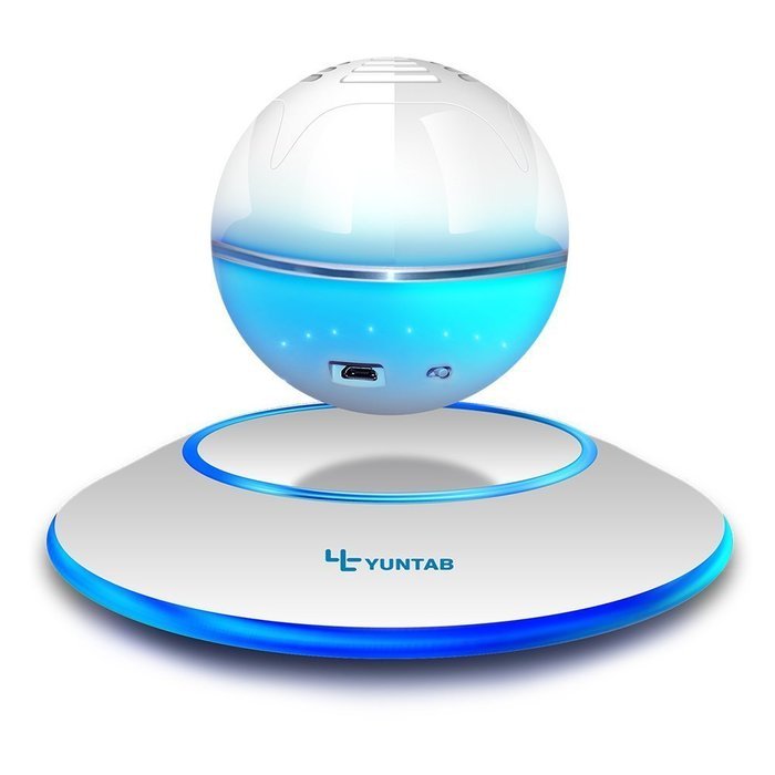 Zibo SC-25 Orb Levitating Floating Wireless Bluetooth Speaker (Blue) N6