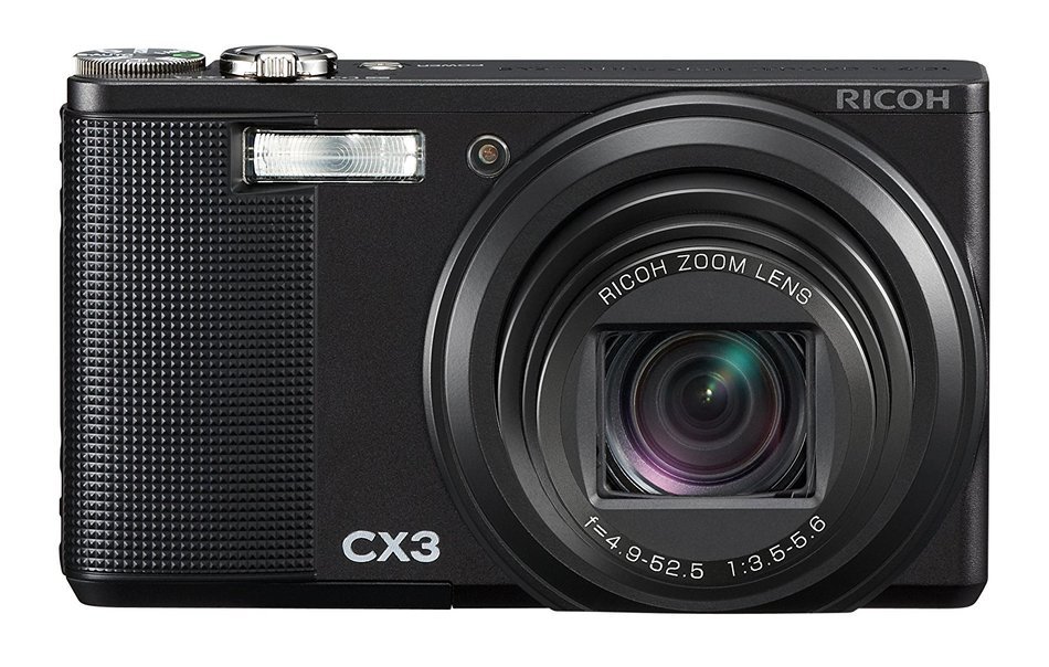 Ricoh CX3 10MP CMOS Digital Camera with 10.7x Wide Angle Optical Macro Zoom and 3.0 inch LCD (Black) N6