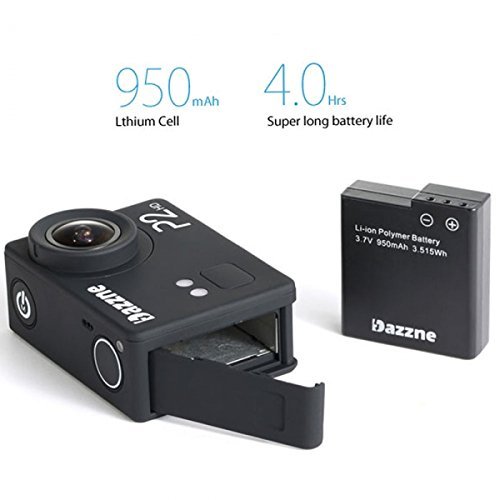 Dazzne Dz-p2 2" TFT 1080p 20m Waterproof Anti-shake 130&deg;wide Angle Sport Camera Video Camcorder 85007480 N6