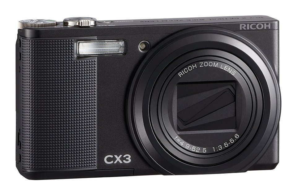 Ricoh CX3 10MP CMOS Digital Camera with 10.7x Wide Angle Optical Macro Zoom and 3.0 inch LCD (Black) N8