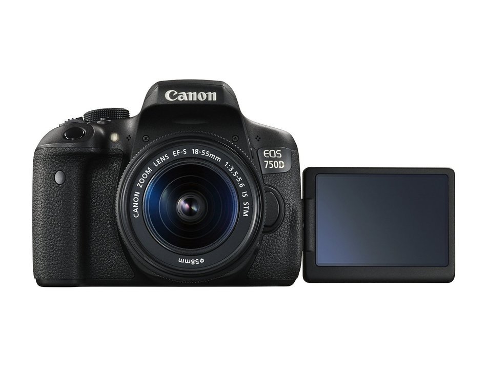 Canon EOS 750D Digital SLR Camera with 18-55mm IS STM - International Version (No Warranty) N10