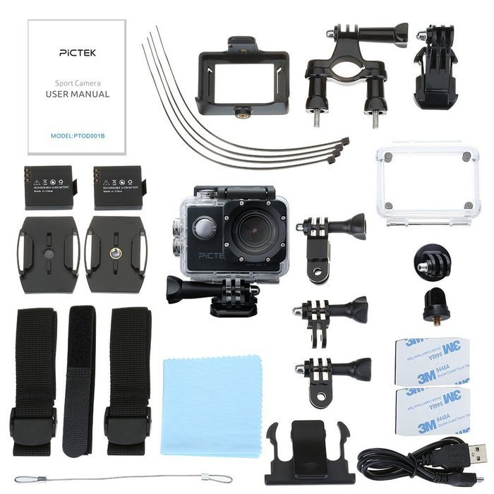 Pictek Sports Action Camera, Waterproof WIFI Sports Video Camera 12MP 2.0-Inch 1080P FHD Action Video Camera with... N2
