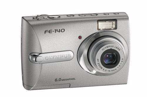 Olympus FE-140 6MP Digital Camera with 3x Optical Zoom N4