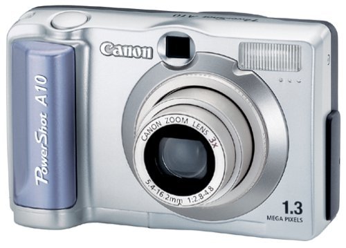 Canon PowerShot A10 1.3MP Digital Camera w/ 3x Optical Zoom N3