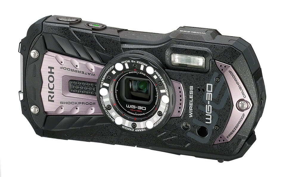 Ricoh WG-30w carbon gray Digital Camera with 2.7-Inch LCD (Carbon Gray) N4