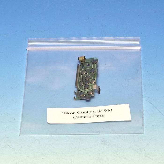 Genuine Nikon Coolpix S6500 Rear Control Board - Repair/replacement Parts