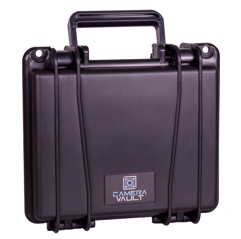 Camera Vault Black Dual GoPro Case for GoPro Hero Session, GoPro Hero 4, Hero 3 and all previous GoPro Hero Models N2