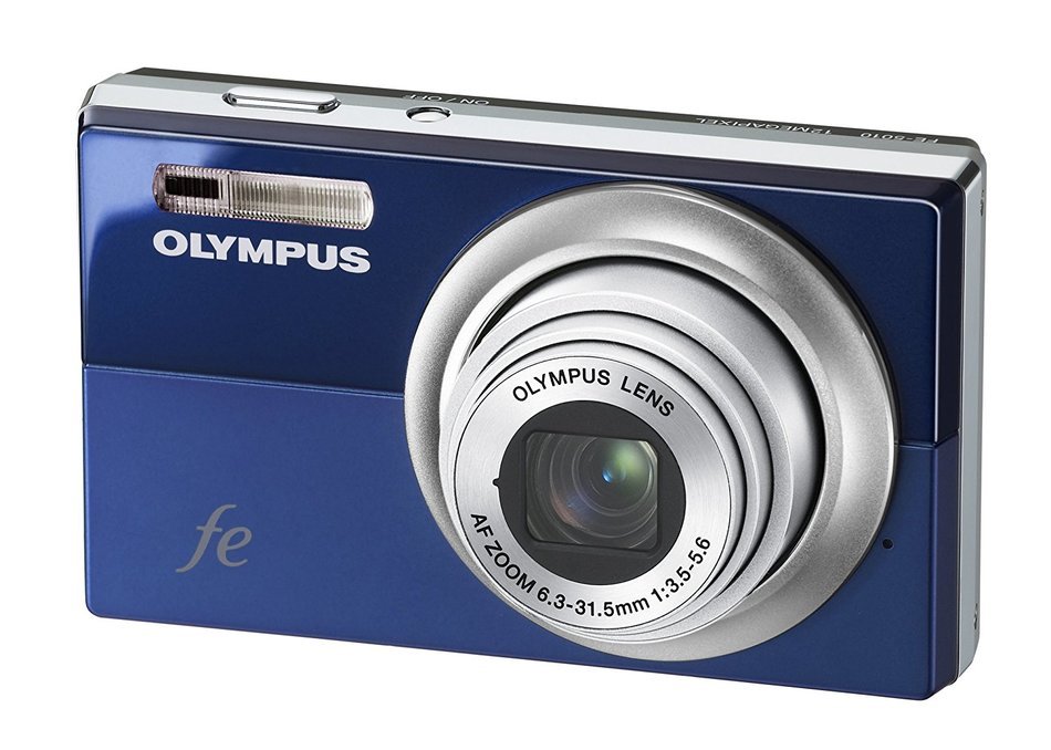 Olympus FE-5010 12MP Digital Camera with 5x Optical Dual Image Stabilized Zoom and 2.7 inch LCD (Blue) N3