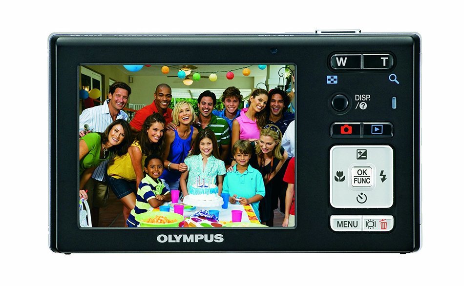 Olympus FE-5010 12MP Digital Camera with 5x Optical Dual Image Stabilized Zoom and 2.7 inch LCD (Blue) N4